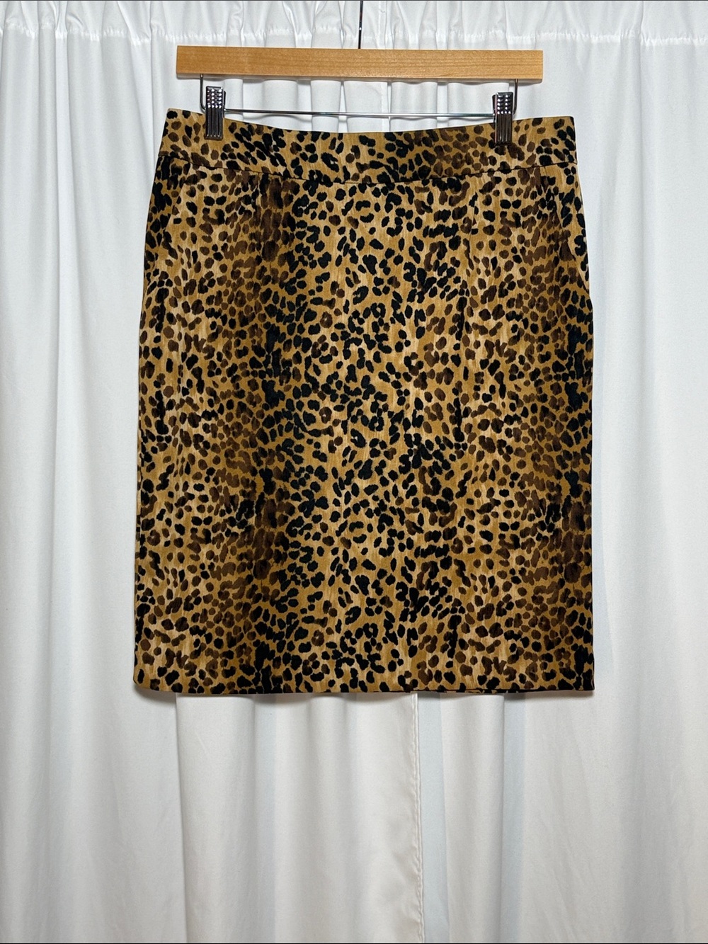 Adrienne Vittadini Leopard-Print Pencil Skirt